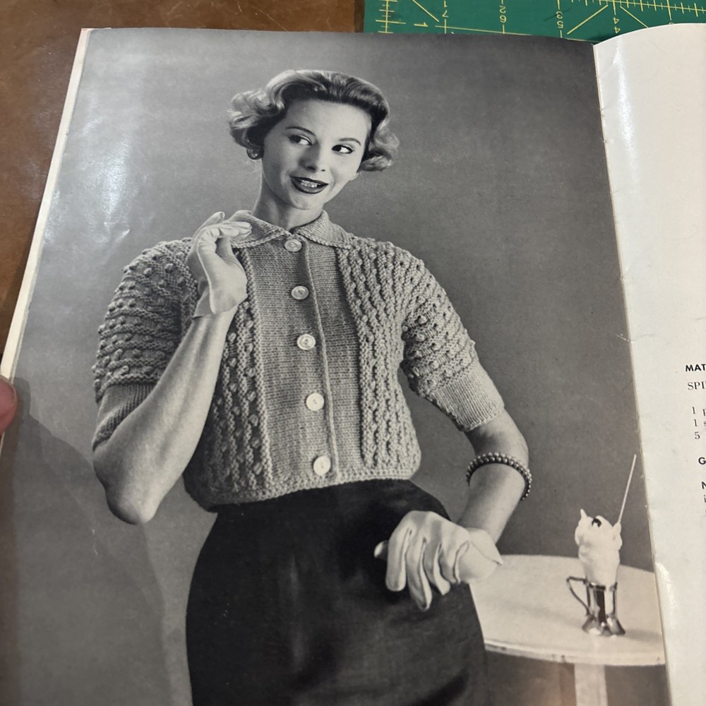 Spinnerin Sweaters Knitting Patterns 1957