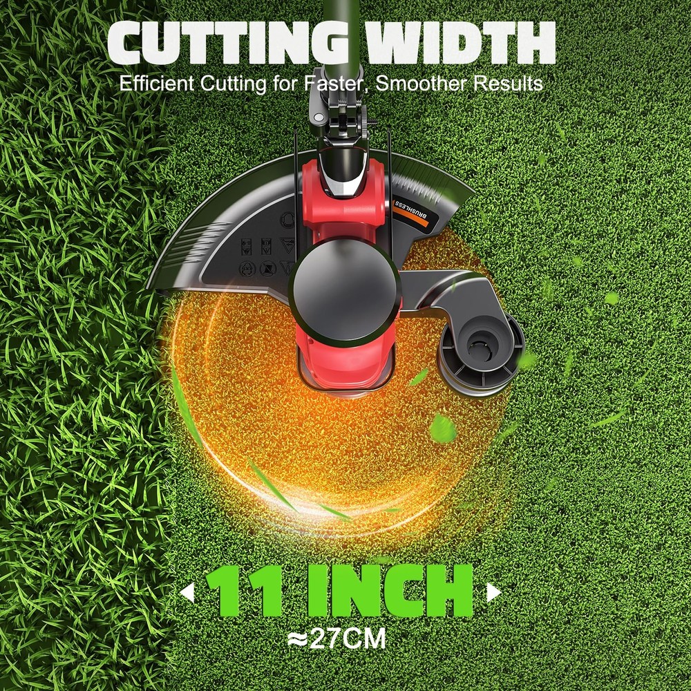 Cordless String Trimmer Compatible with Milwaukee 18V (Tool Only), Weed Eater...