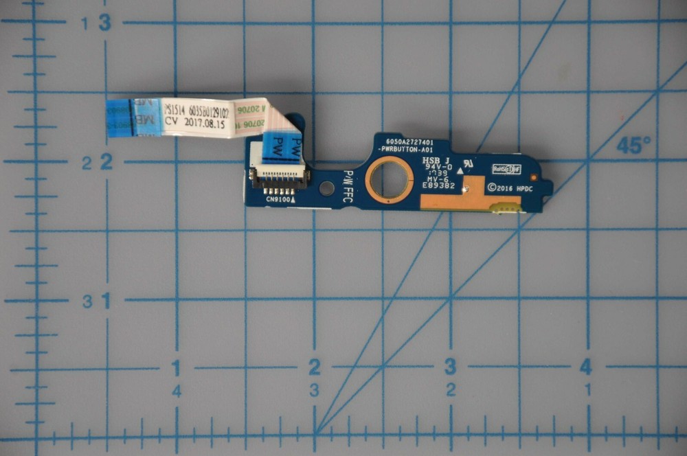 HP Power Button Board con cable Grade A 6035B0129102