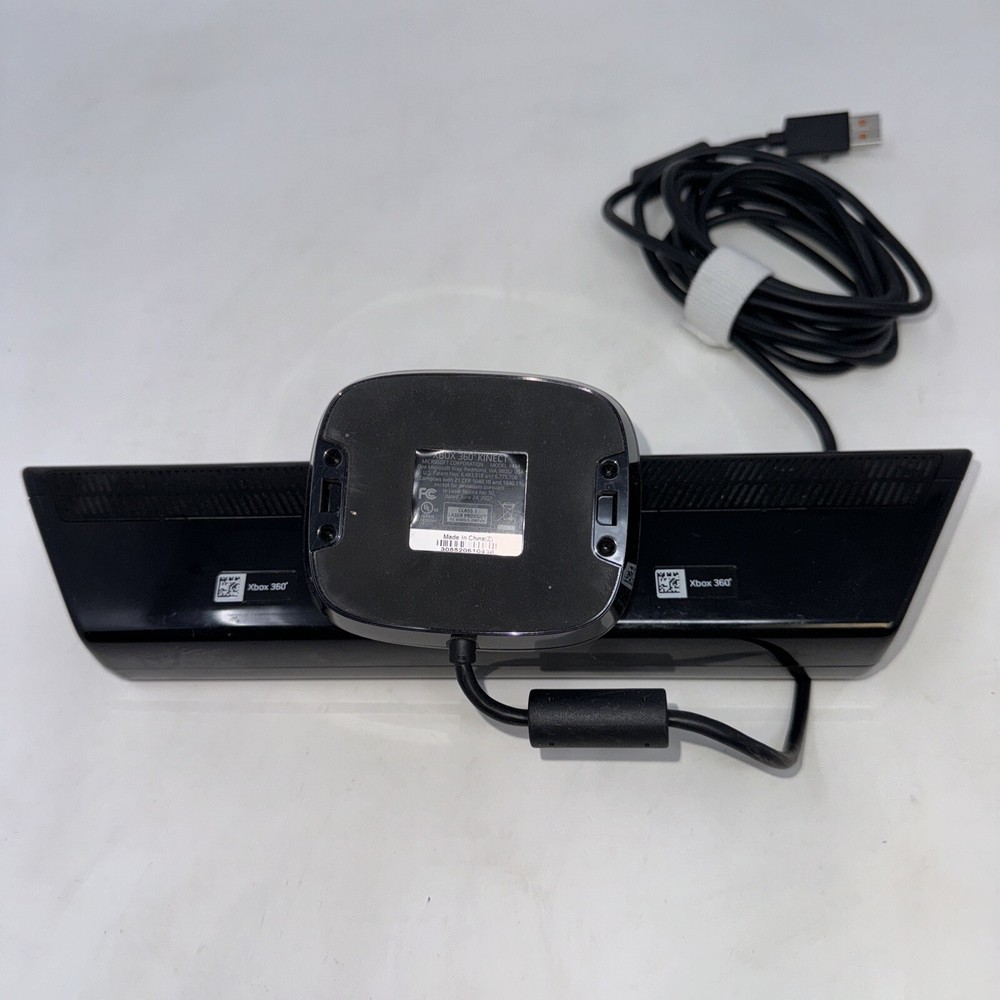 Microsoft Xbox 360 Kinect Sensor Bar with 2 Games Bundle TESTED WORKING