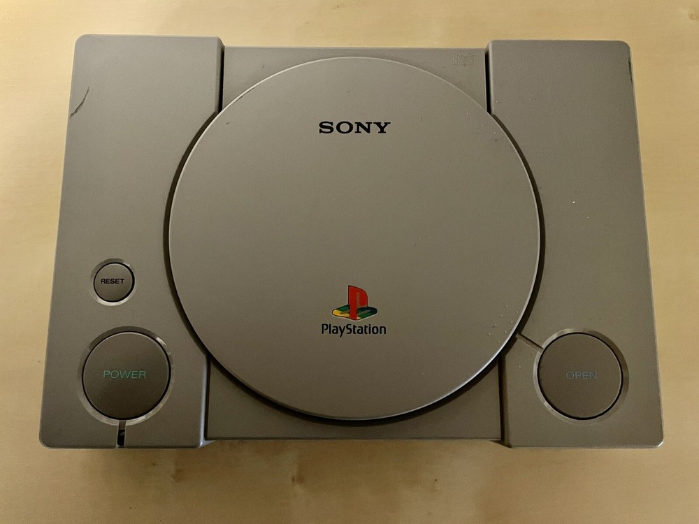 Sony Playstation 1 Gray Console with 1 Controller & Memory Card