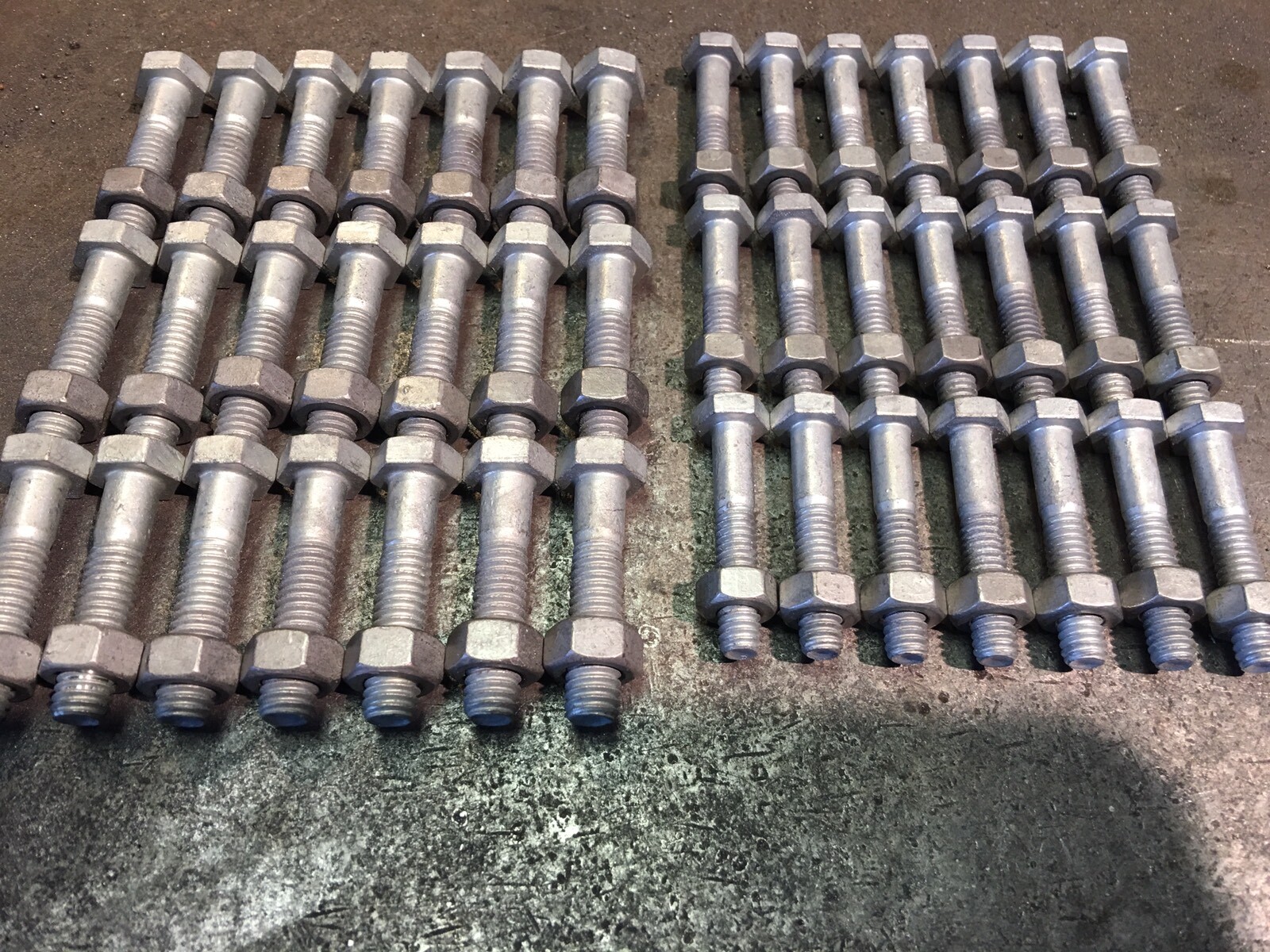 For Rohn 25G tower bolt kit bolt & nut set of 21 each Galvanized  1/4” & 5/16”