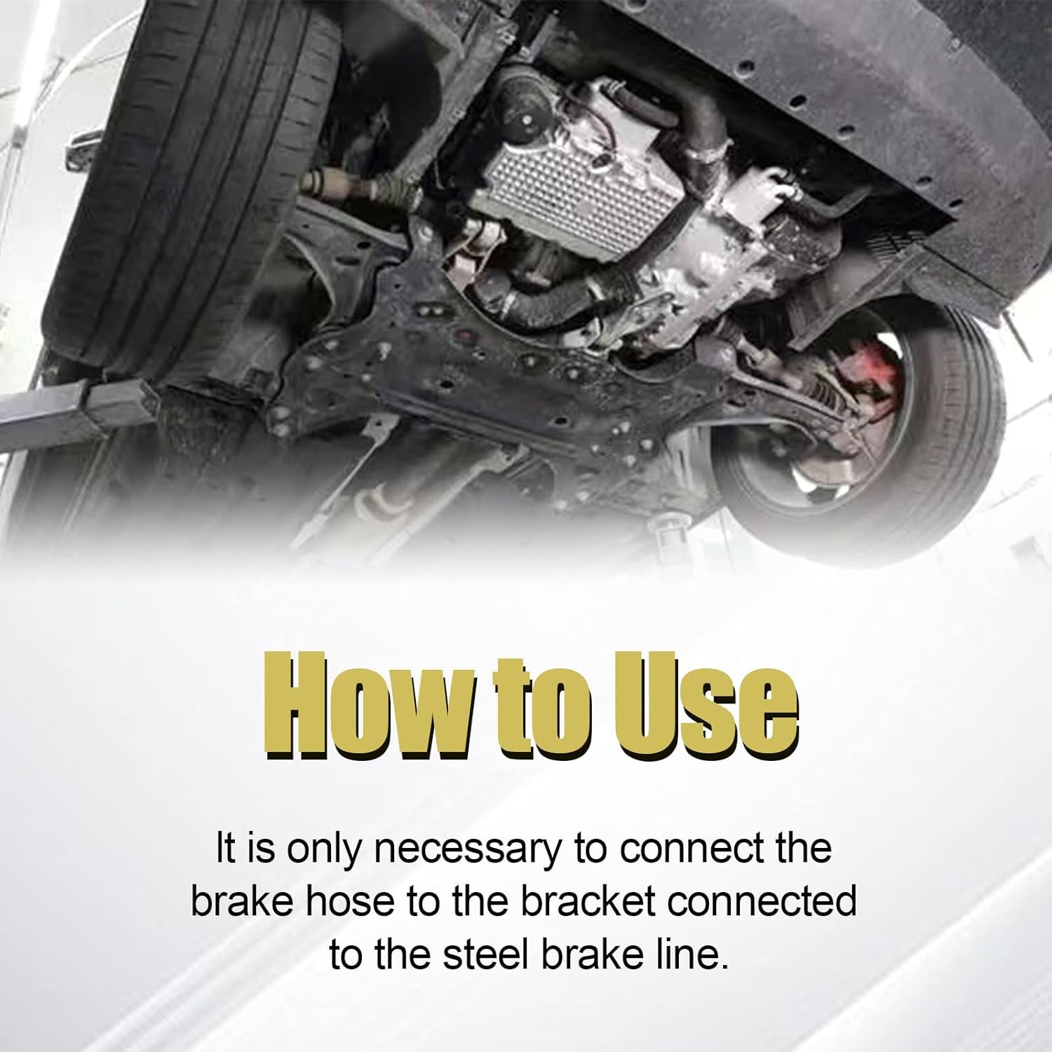 15 Pieces Brake Line Clips Metal Retainer U Shaped, Gray