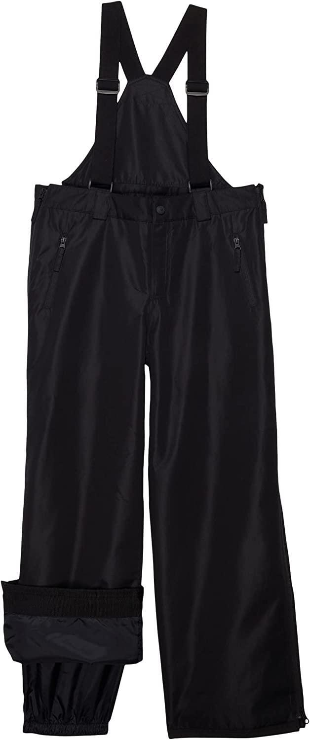 Obermeyer 283008 Unisex-Child Surface Fz Suspender Pant, Black, Medium