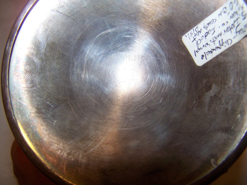 Chippendale International Silver Co Compote Candy/nut Dish Footed Silver plated