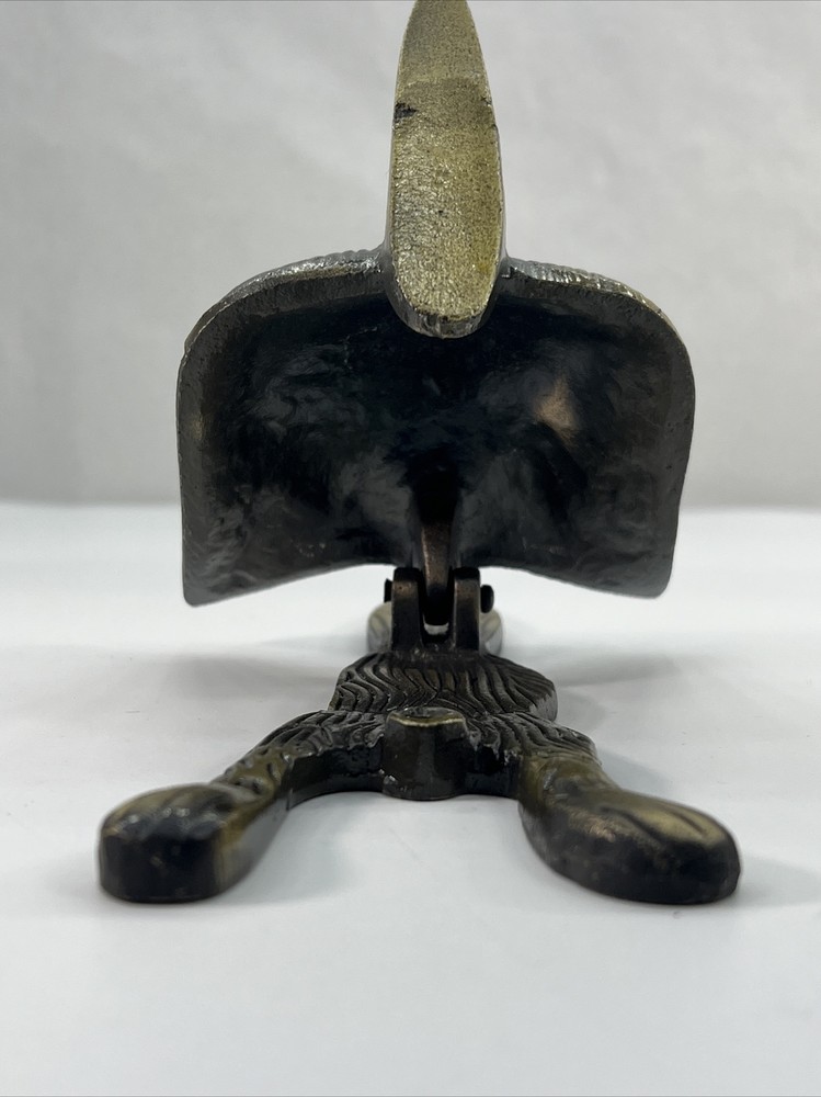 DOOR KNOCKER SOLID BRASS LARGE FOX HEAD DOOR KNOCKER Hardware. #C1