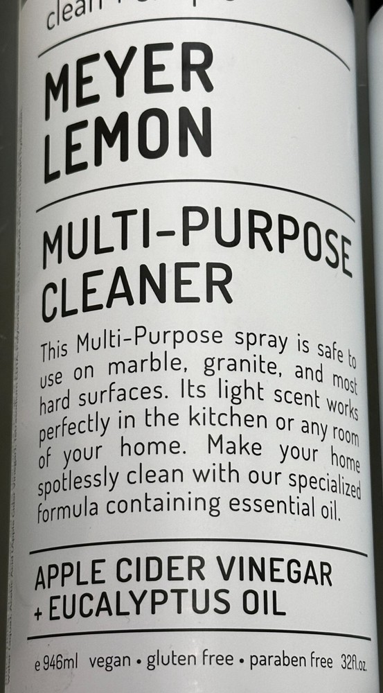 (2-Pack) CLEAN + SIMPLE ~ MEYER LEMON Kitchen Refresher Cleaner Odor Deodorizer