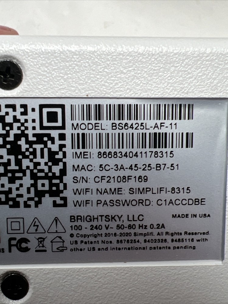 Simplifi LTE Smart Hub NEW OPEN BOX UNTESTED
