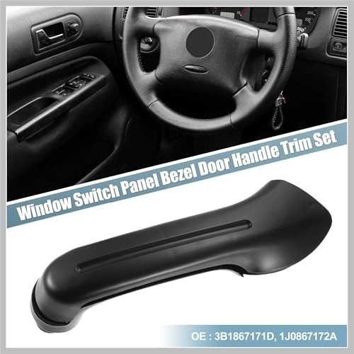 1 Set Interior Front Left Drive Side Window Switch Panel Bezel Door Handle