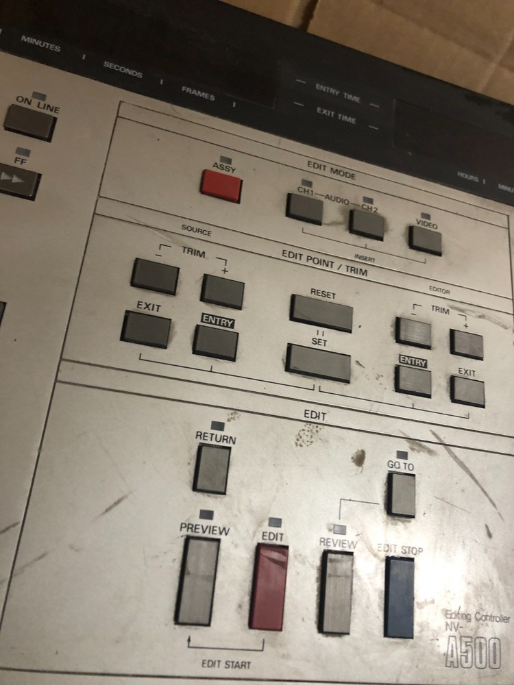 Panasonic NV-A500 Vintage Editing Controller