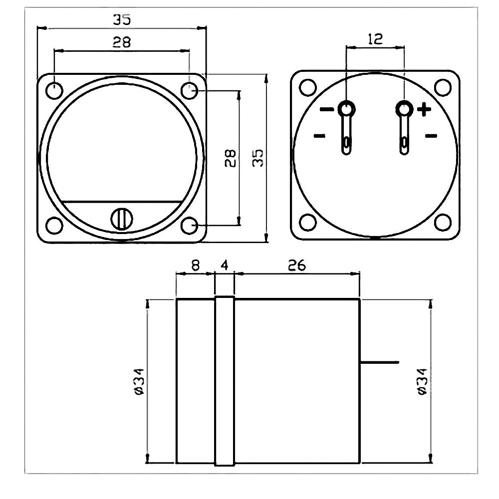 2pcs Panel VU Meter Warm Back Light Recording & Audio Level Amp