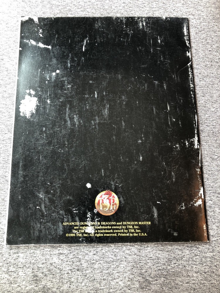 Dungeon Master Screen & Master Index Advanced D&D 9504 INDEX ONLY