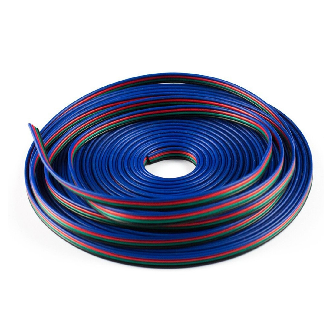 2/3/4/5/6-Way PVC Multi Flat Ribbon Cable Wire LED Light strip cable