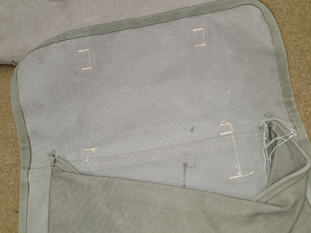 WWII US Army Bicycle Saddlebag Set