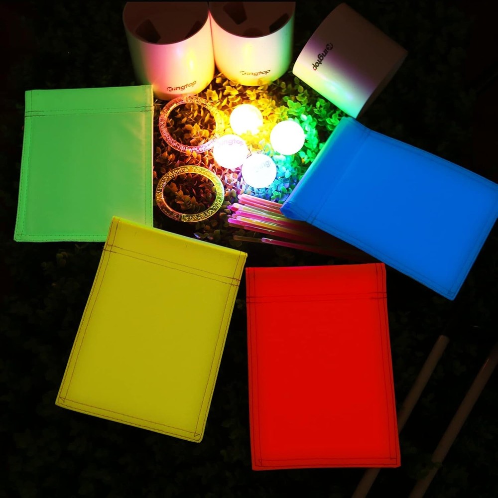 Double Sided Novelty Backyard Light Targets - 4-Pack