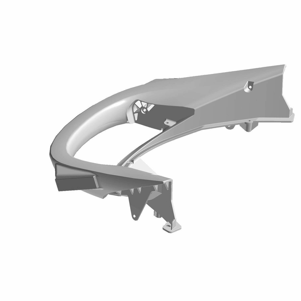 Polaris Front Bumper with Reflectors Assembly, for Snowmobile Models - 2633997