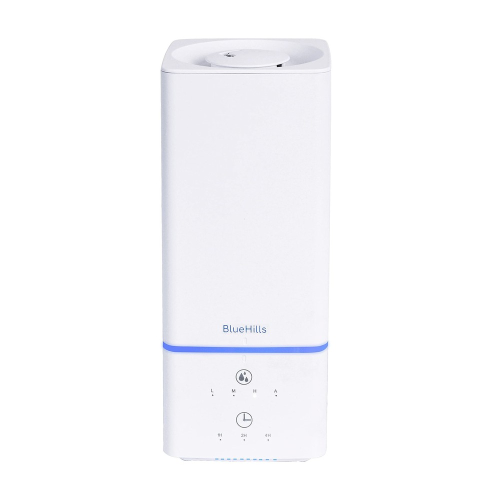 BlueHills 2000 ML Essential Oil Diffuser Humidifier Combo Square White Aroma