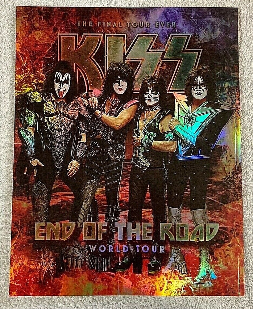 KISS End Of The Road Tourbook Program 2020 "V3" Live World Tour Not Aucoin Gene