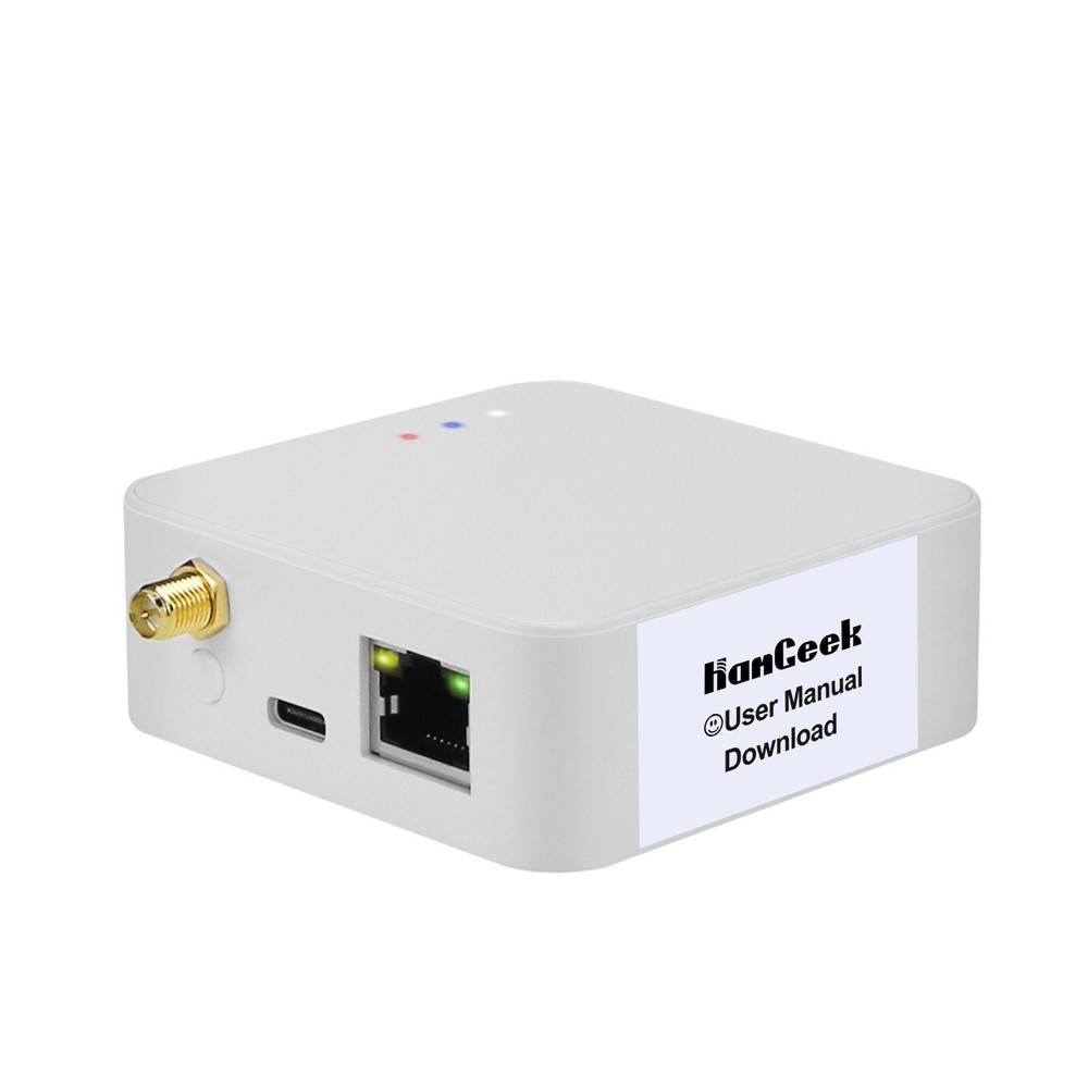 HamGeek HMG-01 Plus POE White Universal ZigBee Gateway ZigBee Coordinator +Cable