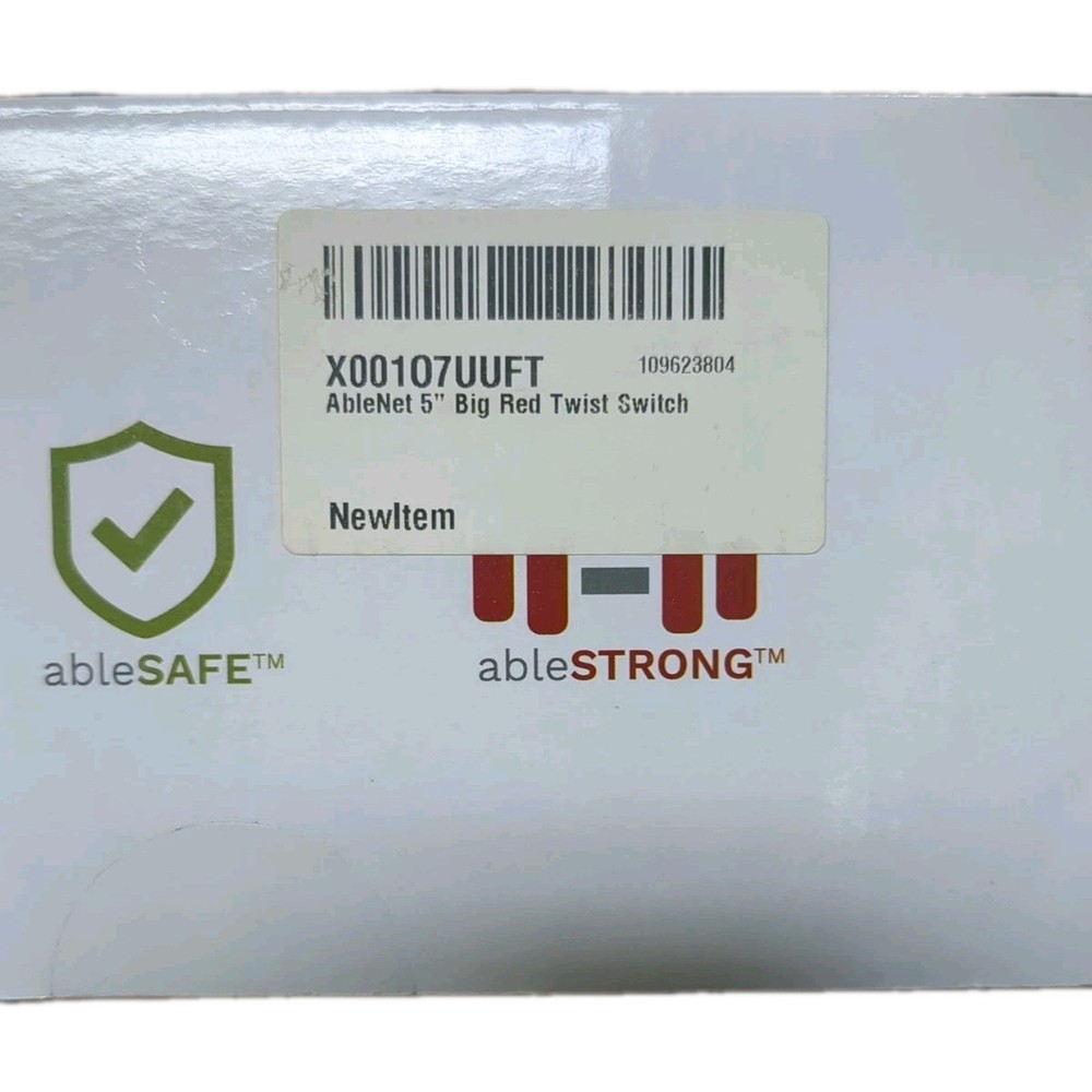 AbleNet Big Red Switch - Large 5 Inch Durable Assistive Technology Switch Button