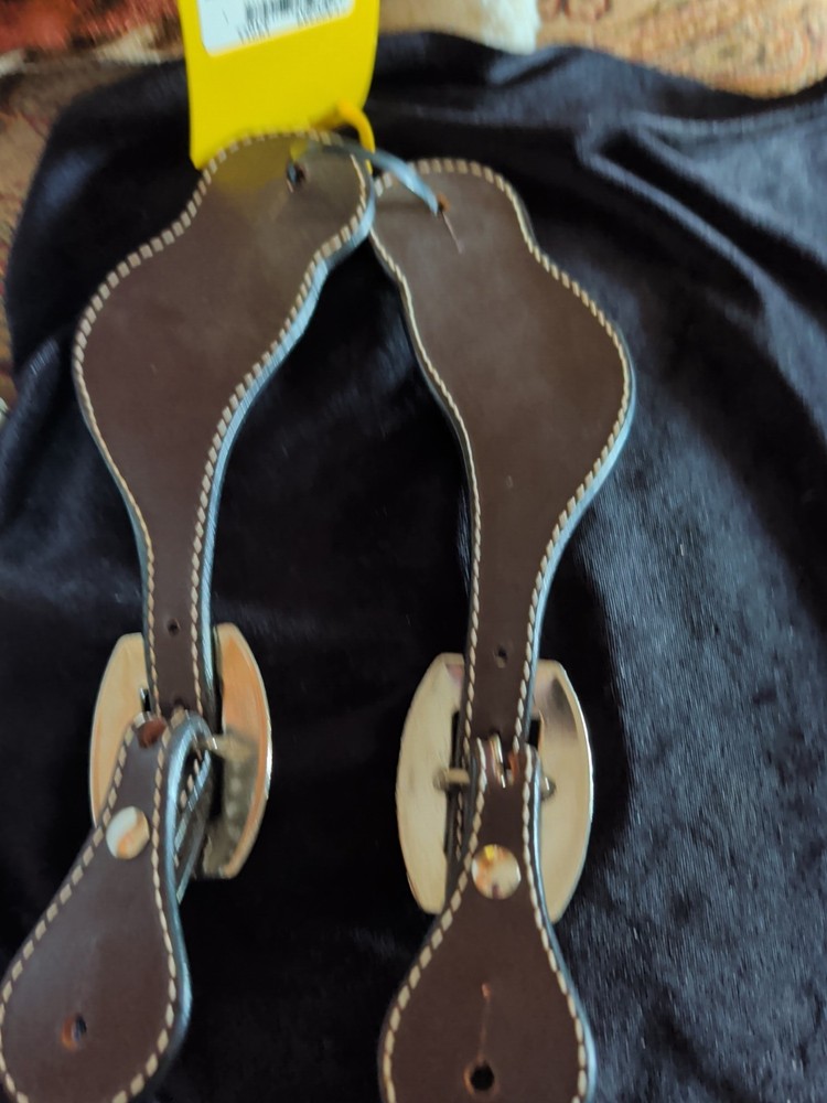 Fancy Beaded Ladies Spur Straps New