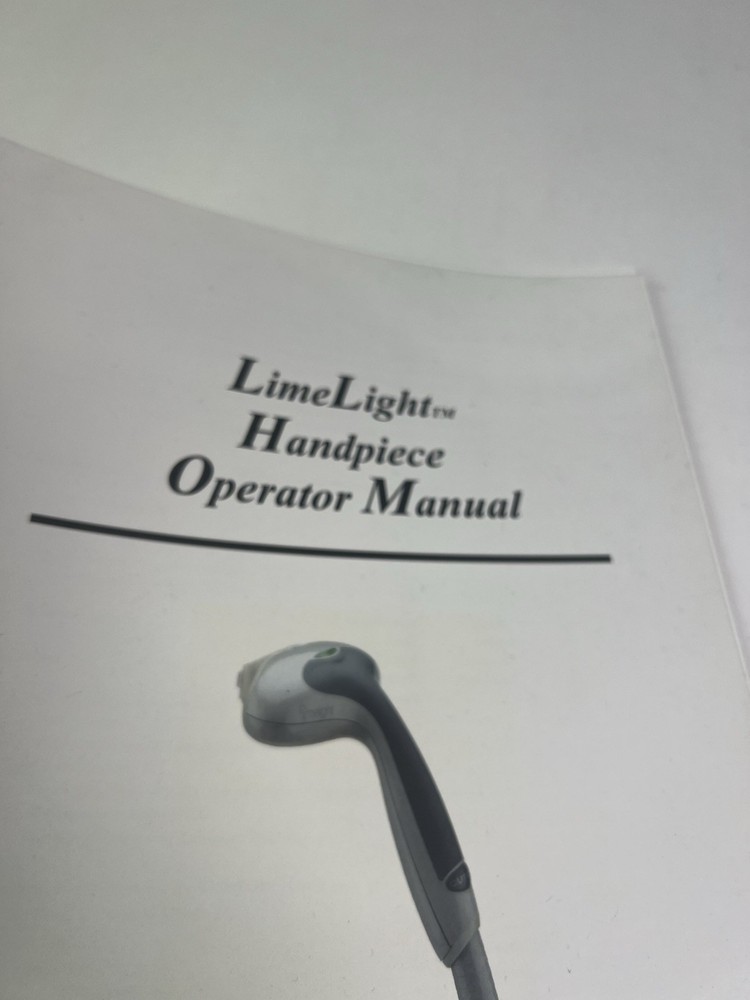 Cutera LimeLight Handpiece Operator Manual