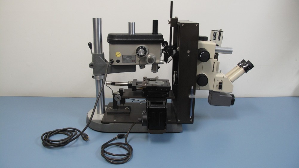 Precision Servo Drill Press System Servo Products With Olympus SZH Microscope