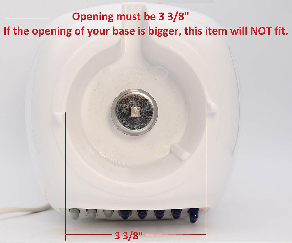 Blendin Base Cap & 2 Rubber O Ring Gaskets, Compatible with Oster Blenders