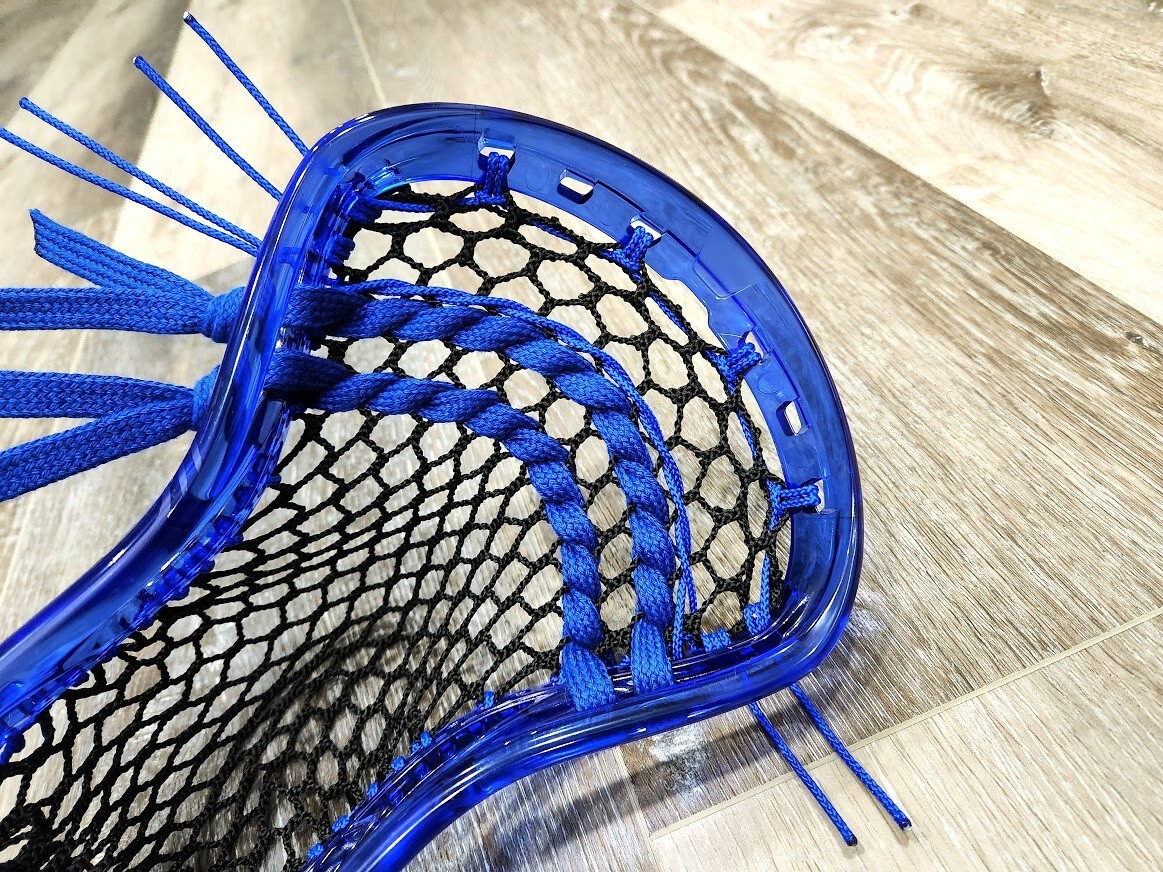 Attack Pocket: New ECD ION Sapphire Blue Soft Mesh Head Lacrosse LAX HERO 4.0
