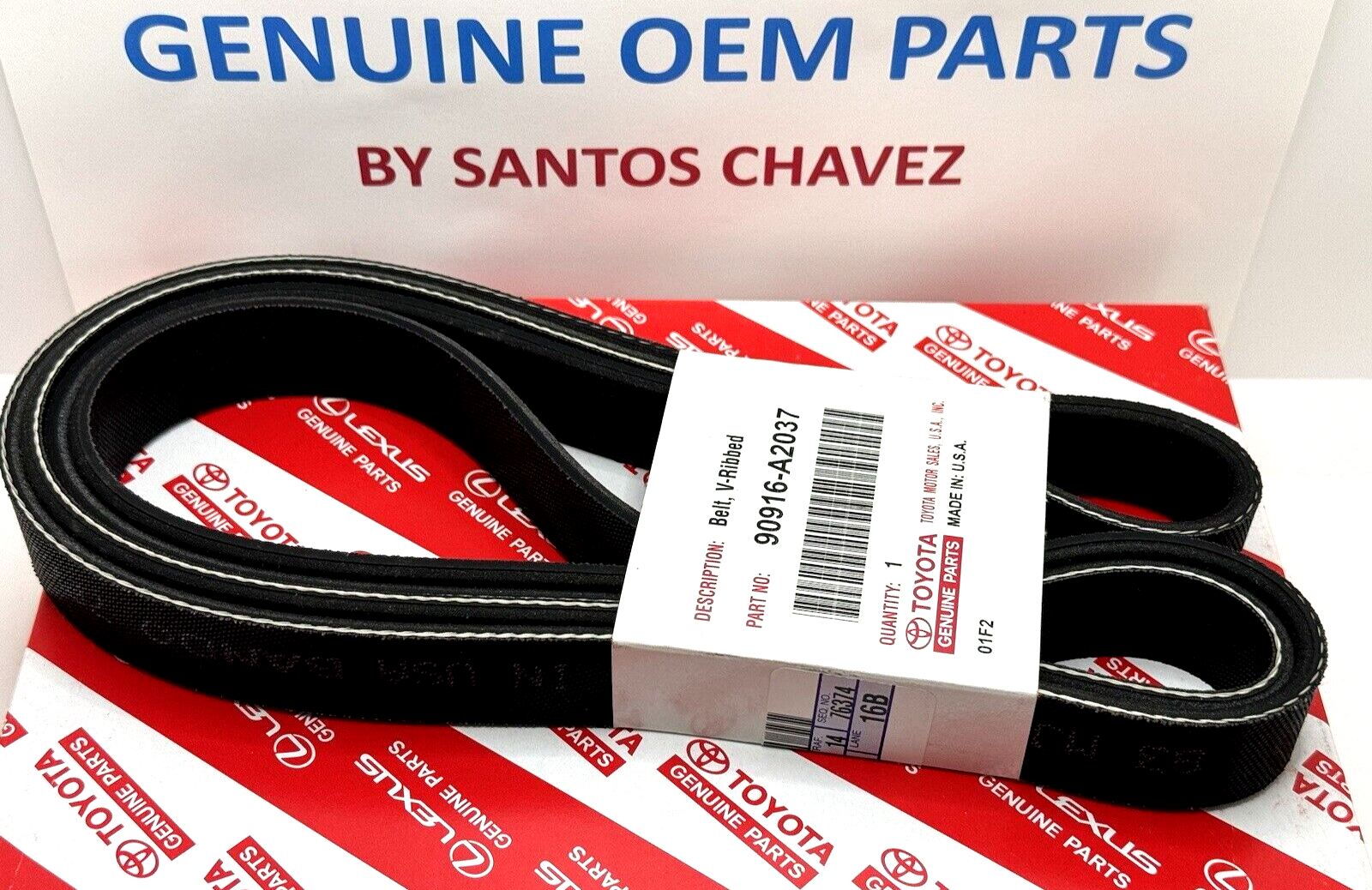 2016-2023 Toyota Tacoma 3.5L V6 Serpentine Belt OEM GENUINE OEM PART