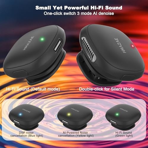 Mini Microphone for iPhone/iPad/Android, Professional Wireless Lavalier