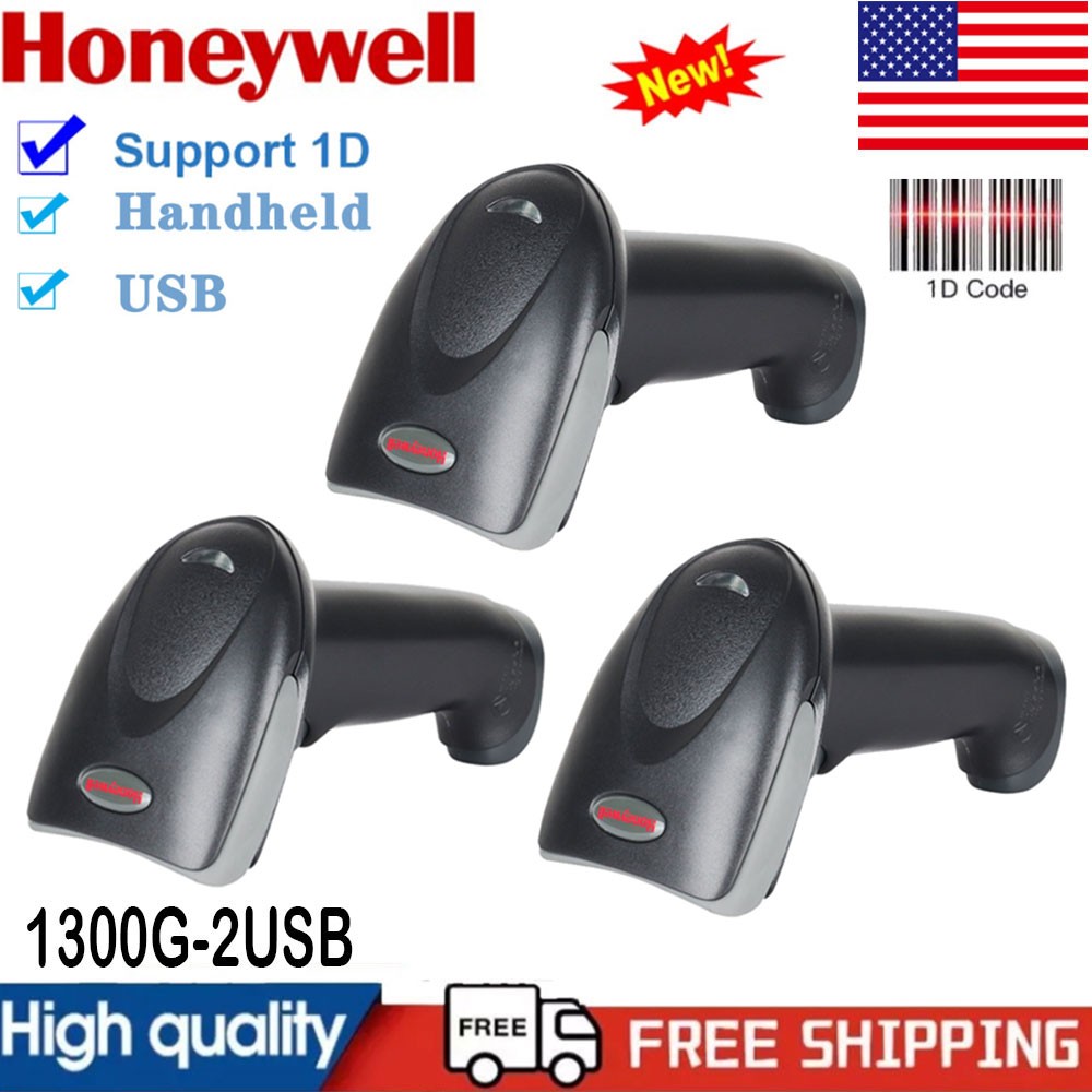 1-3x Honeywell 1300G-2USB USB Handheld Barcode Scanner 1D 2D QR Code Reader US