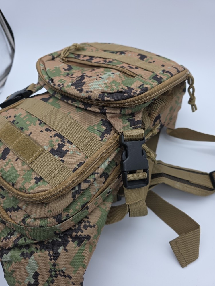 Tactical Sling Backpack Digital Camo MOLLE Military Shoulder Pack