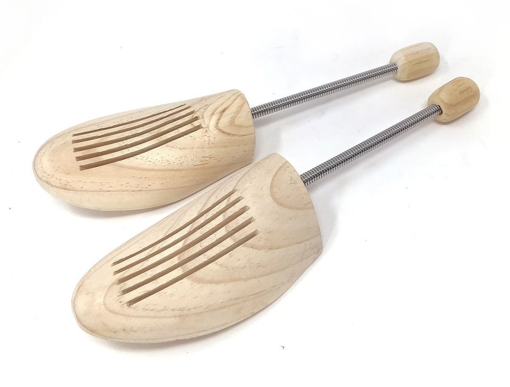 Cedar Elements Solid Pine Shoe Trees - 2 Pack (Large) Large, Brown