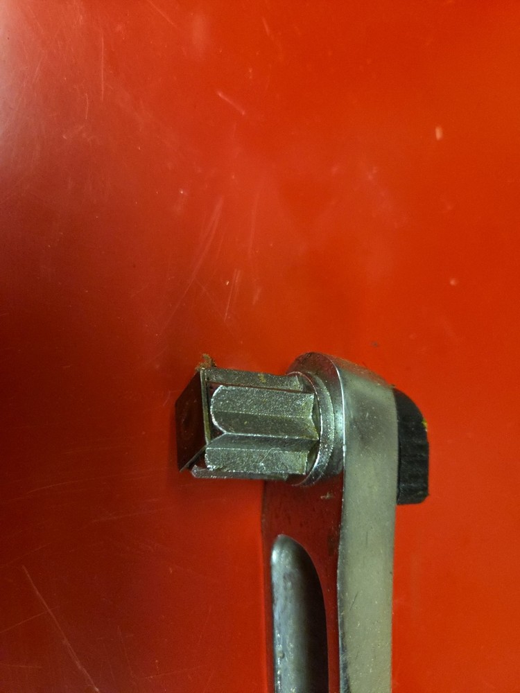 Gibb 10-1/2' Winch Handle, Locking, Chrome Plated Bronze