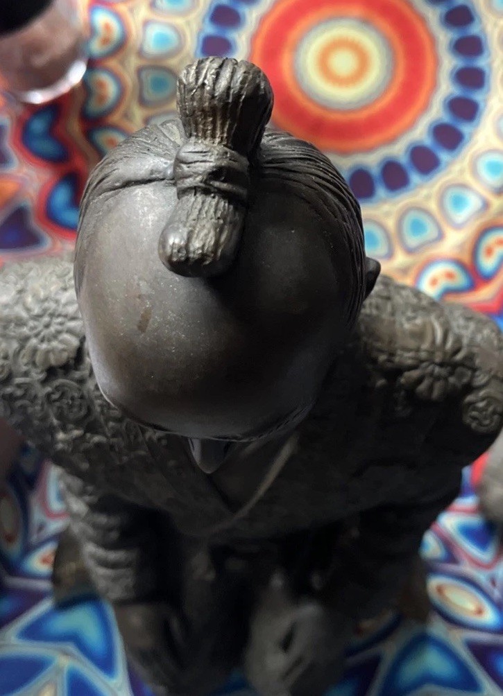 Set Of “Bronze Statues” Japan