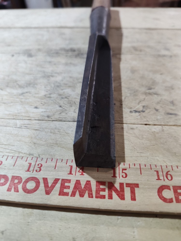 Early Merrill 7/8" Socket Corner Chisel Timber Frame Shipwright Timberframe