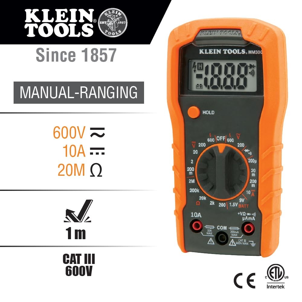 Klein Tools 80067 Electrical Test Kit with IR Digital Thermometer, Green,Red