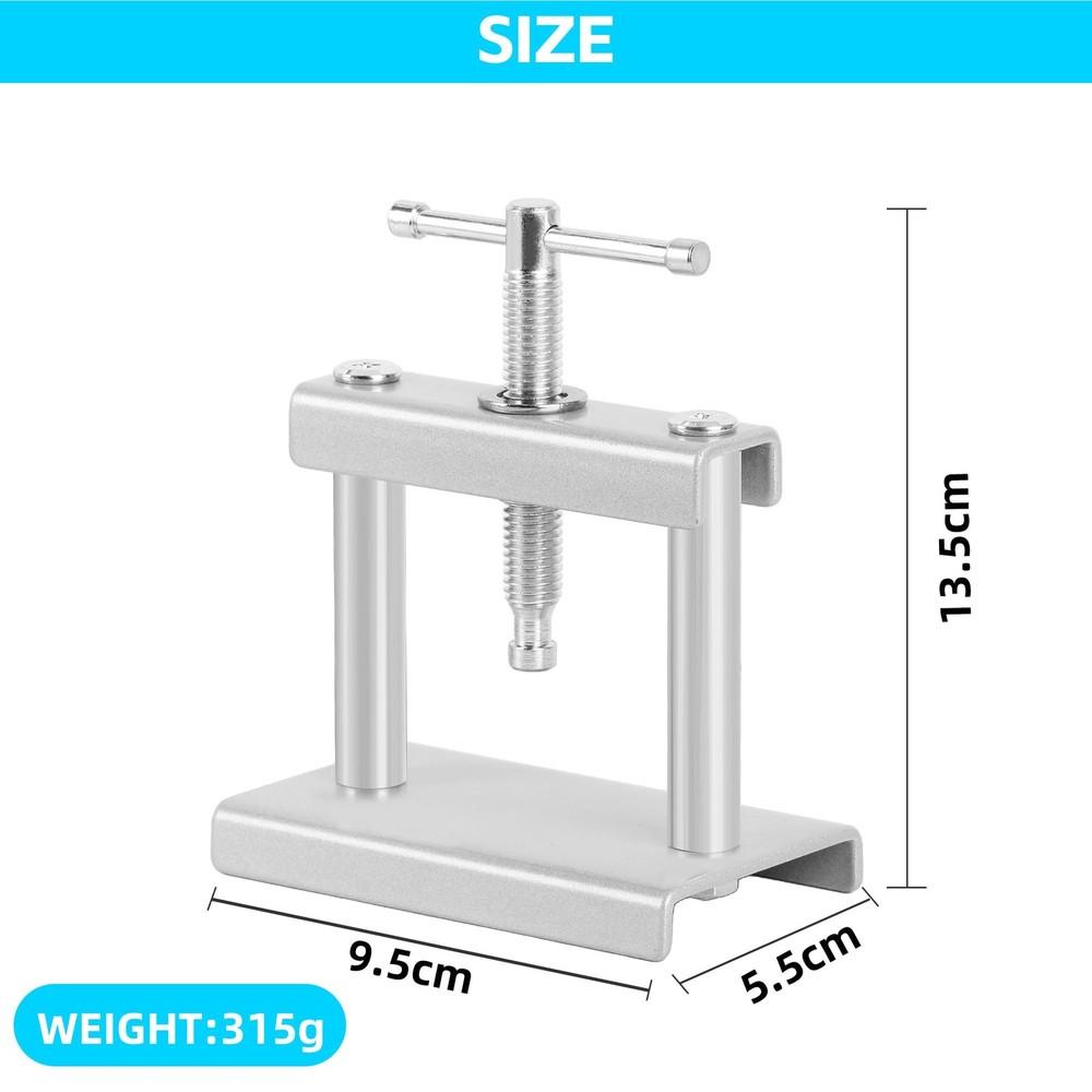 Singcci Watch Press Tool Set, Set Back Case Closer with 12 Silver