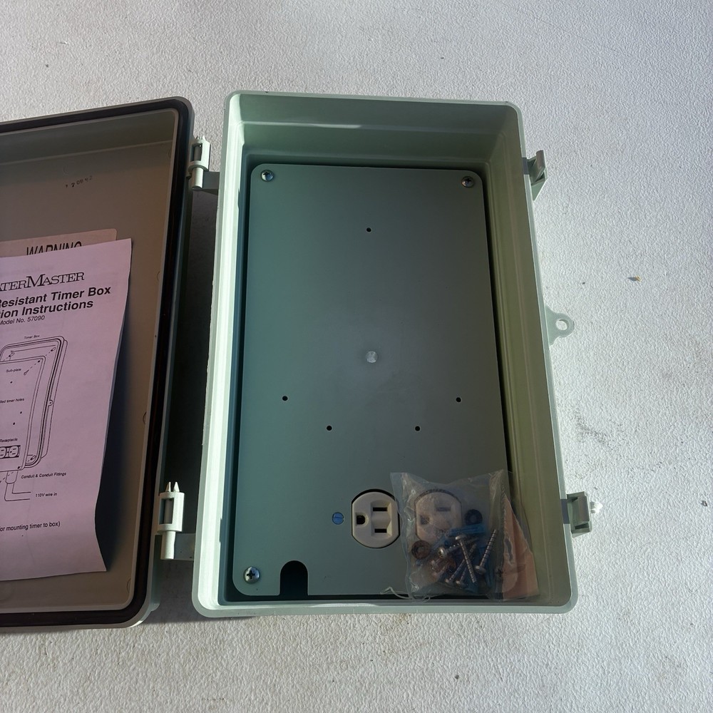 Timer Box From Water Master Orbit Sprinklers Water Timer New Open Box