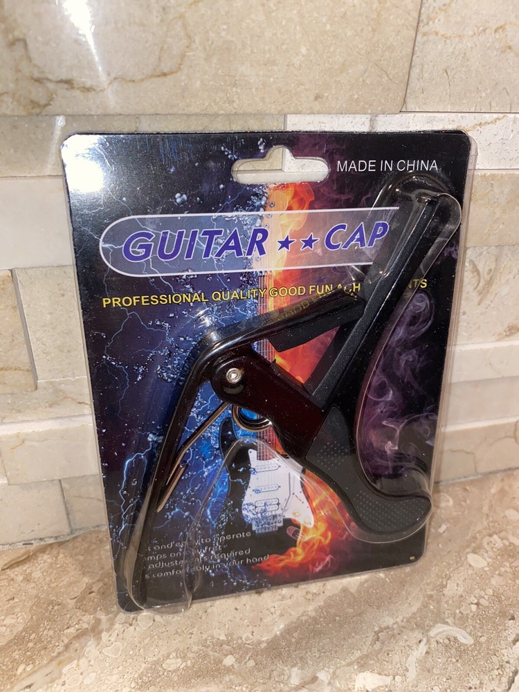 Guitar Capo Clamp Acoustic Electric 6 String Black