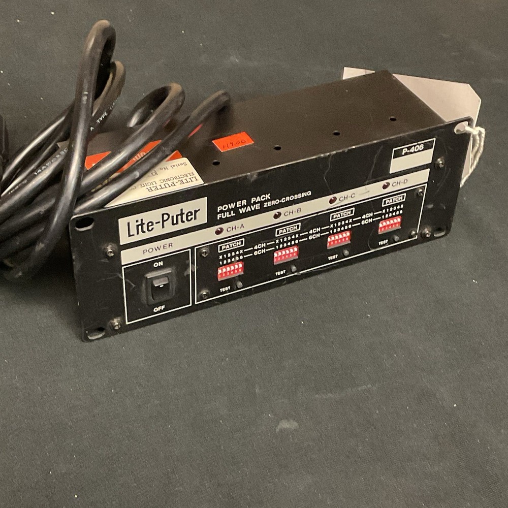 Lite Puter P-406 Power Pack Full Wave Serial 990520094