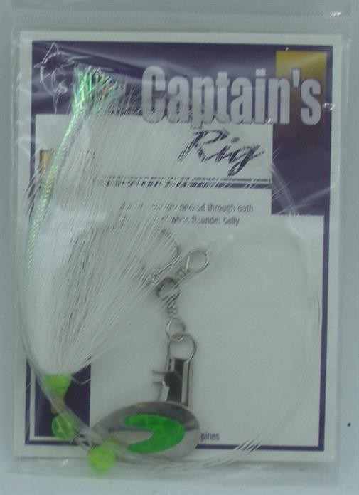 Sea Striker CR01 Captains Rig White Tail Silver Blade