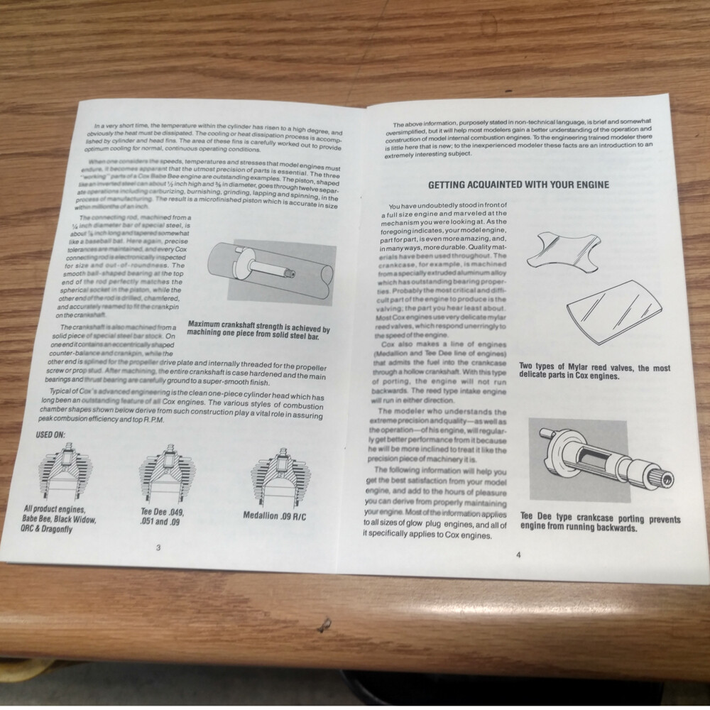 Cox Engine Performance Guide manual Excellent Condition