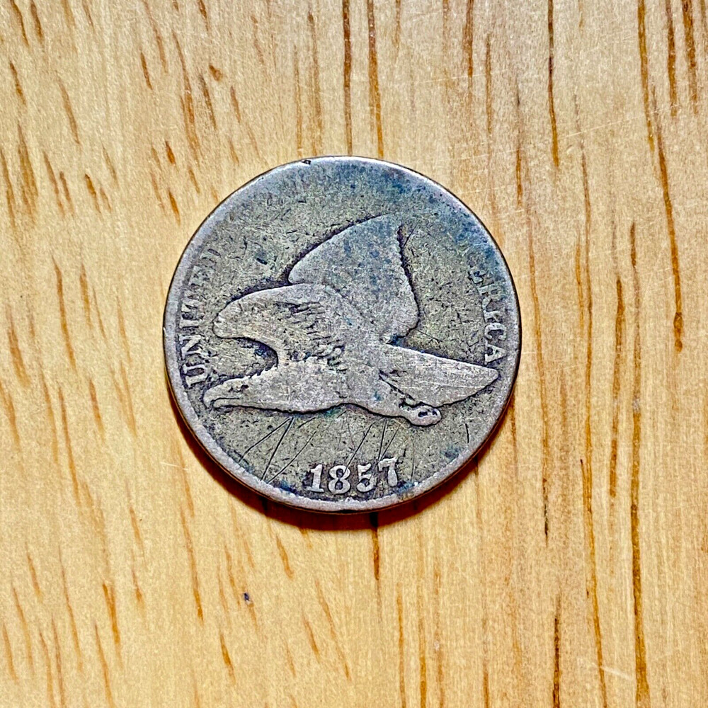 1857  FLYING EAGLE  CENT - Good coin