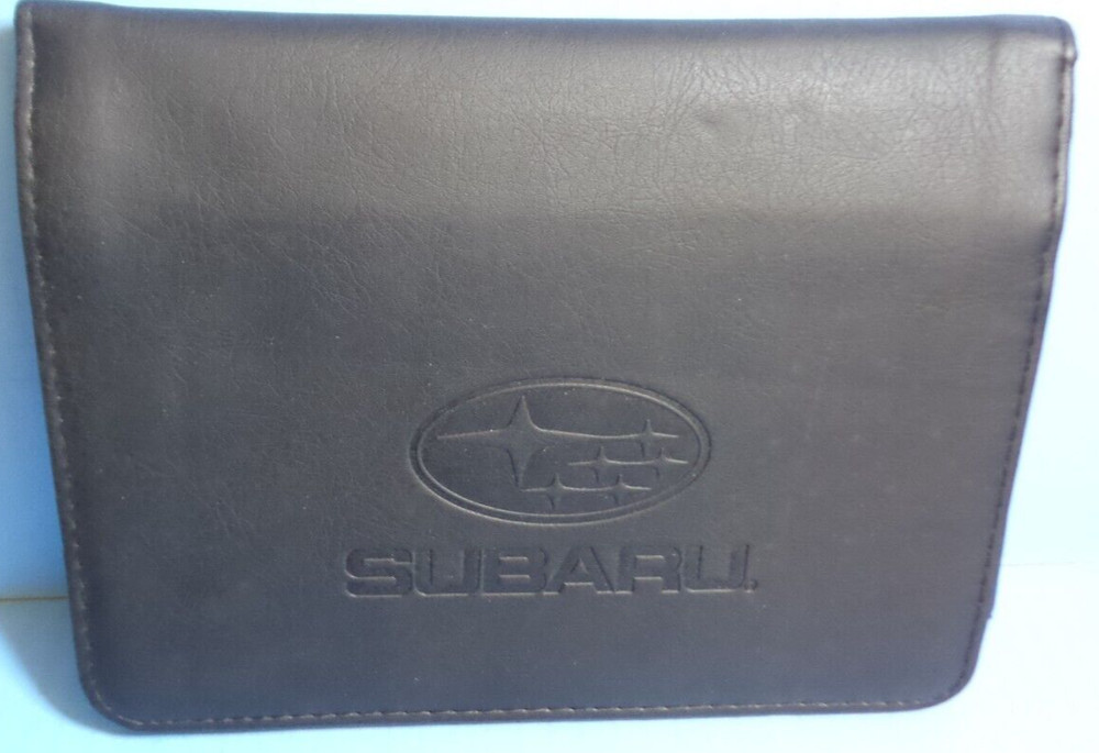 SUBARU CASE FOR OWNERS MANUAL OPERATORS GUIDE USER GUIDE