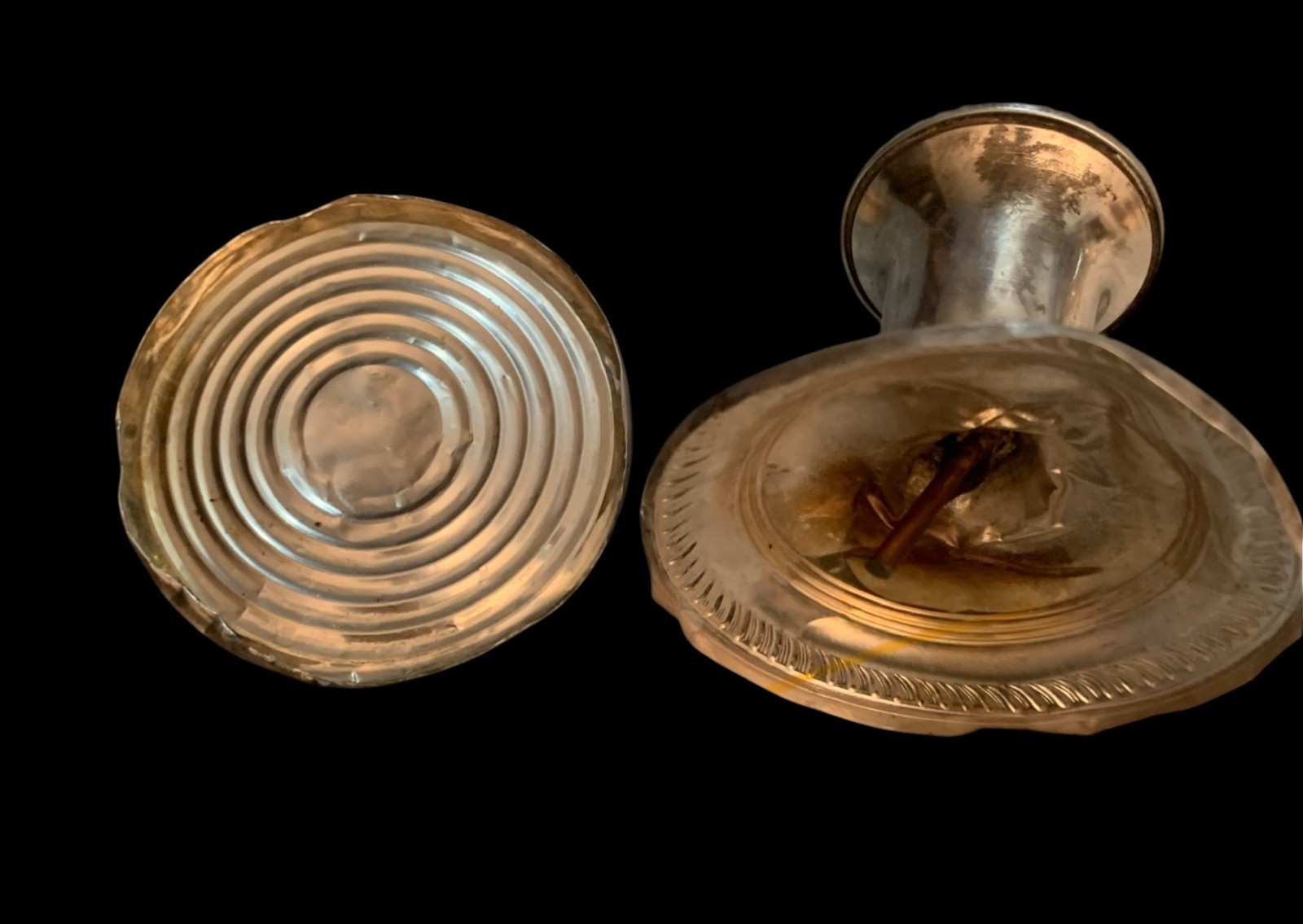 Sterling Silver Weighted "735" 3 Arm Candlestick Candelabra PAIR* HALLMARK