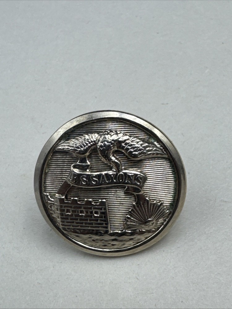 U.S. Army Button 36L Engineer Brite Waterbury.