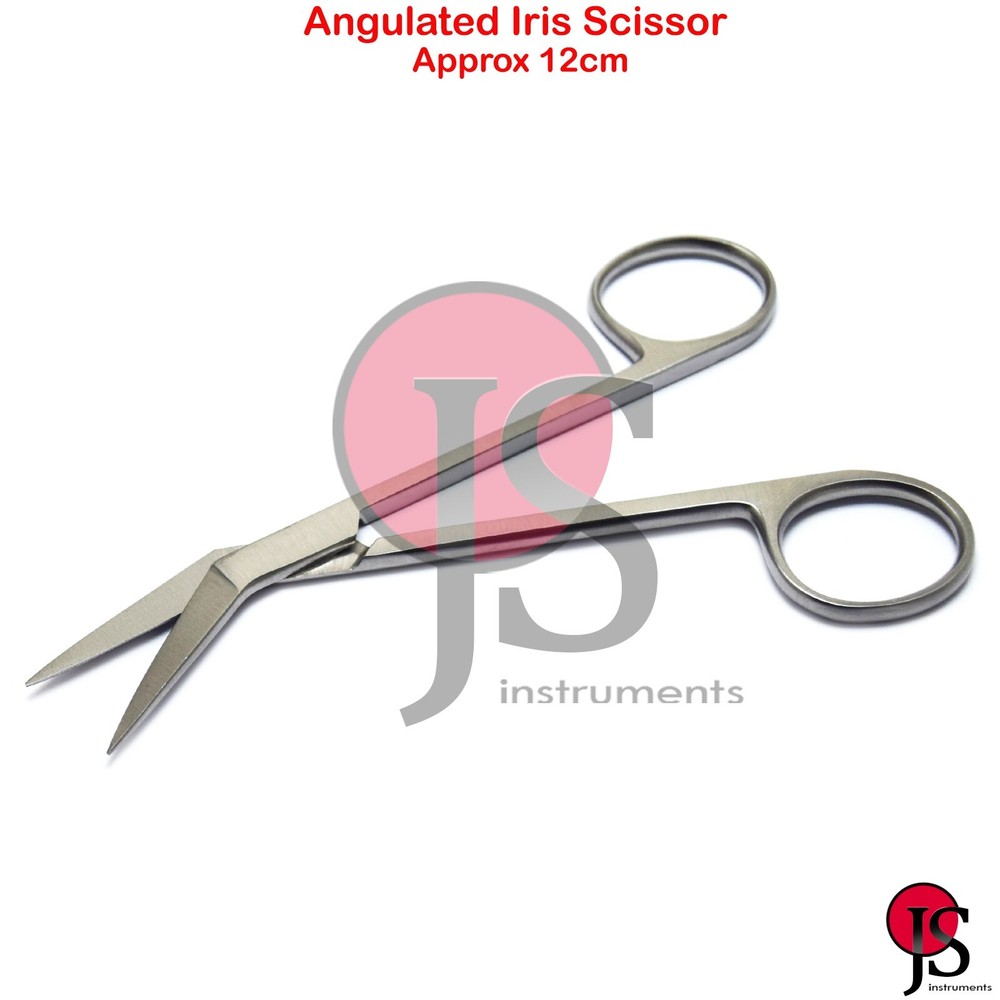 Iris Angular Gum Scissors Tissue Suture Dissecting Surgical Dental Ophthalmic