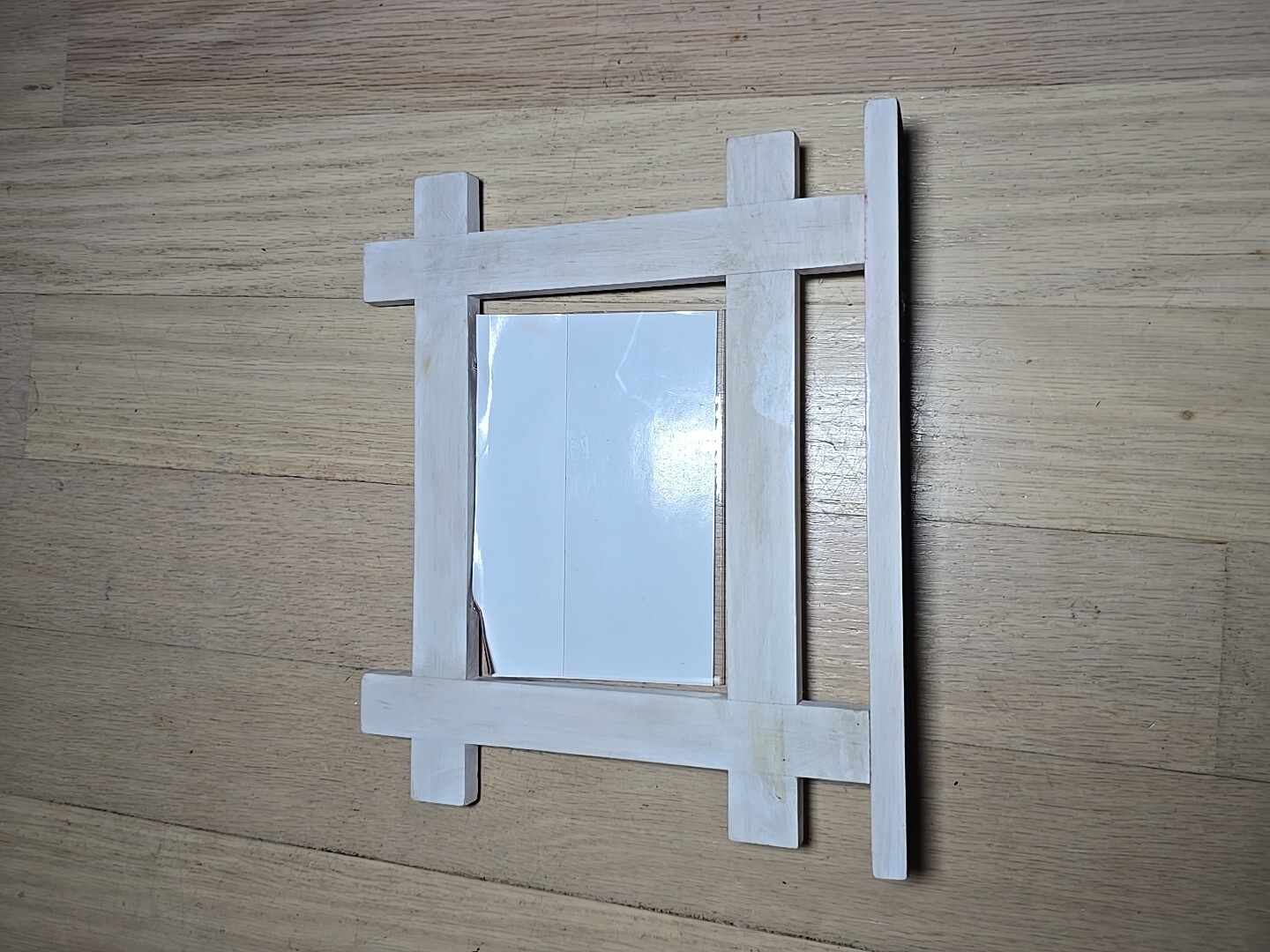 Kohls St. Nicholas square let it snow 4× 6 wooden picture frame Snowflake